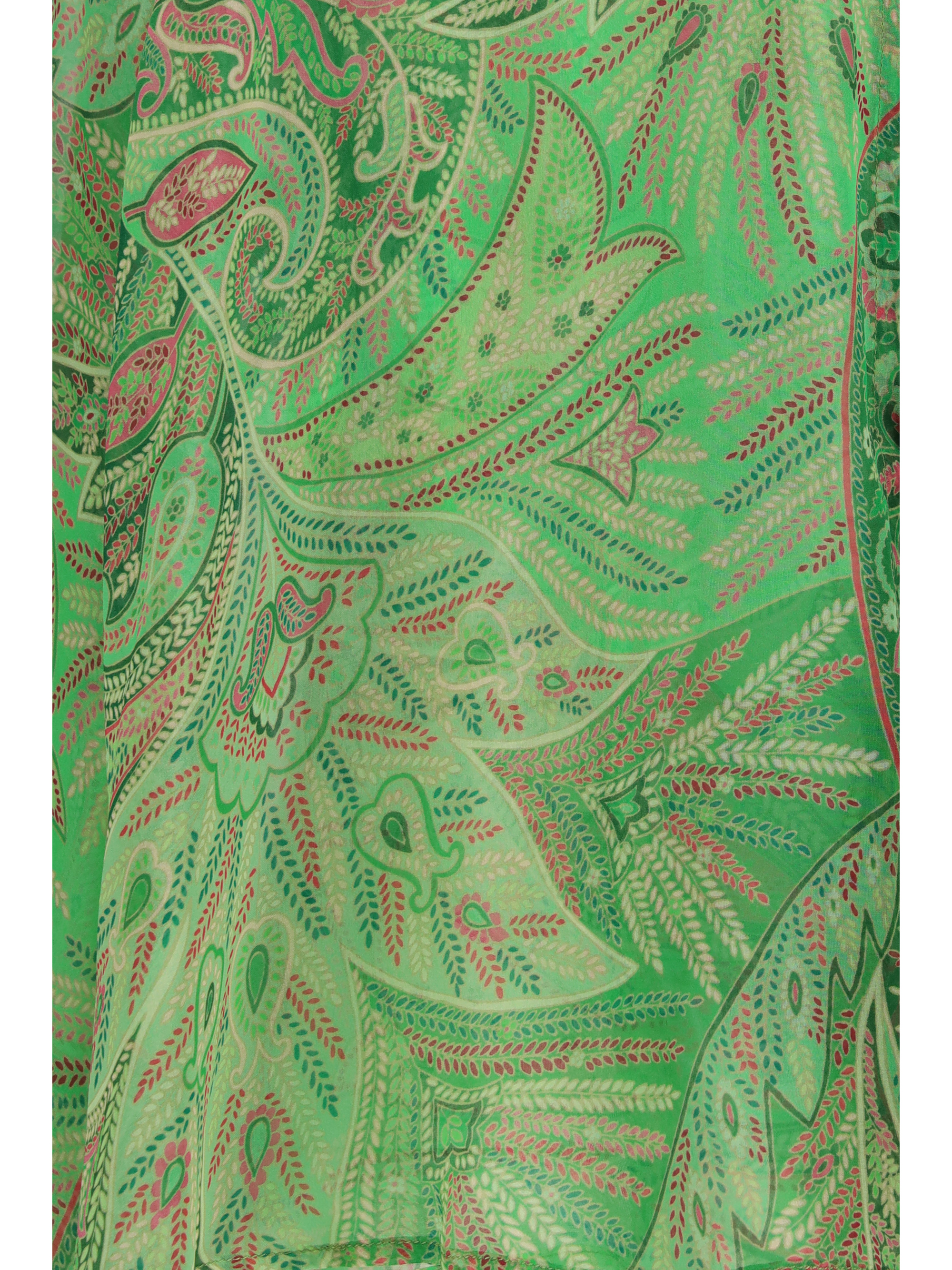 Paisley ruffled Shirt