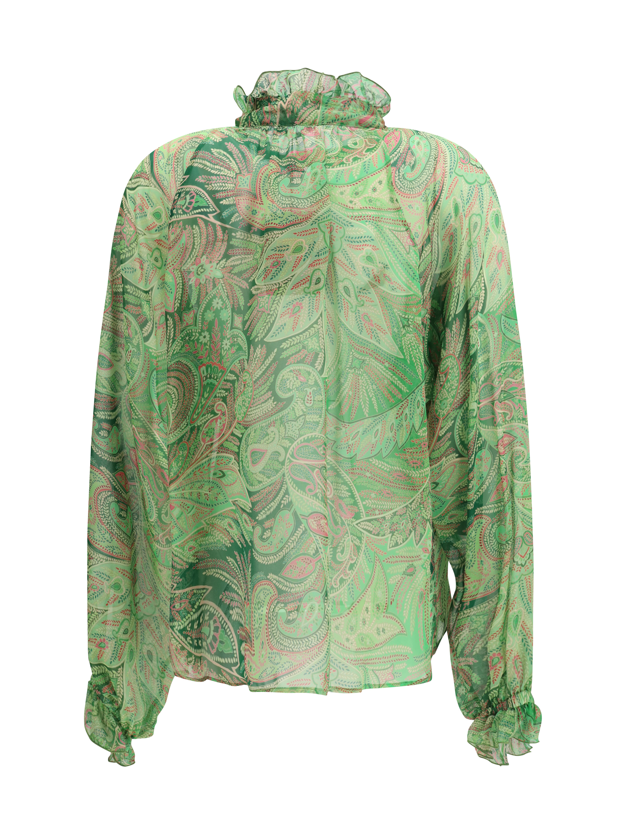 Paisley ruffled Shirt