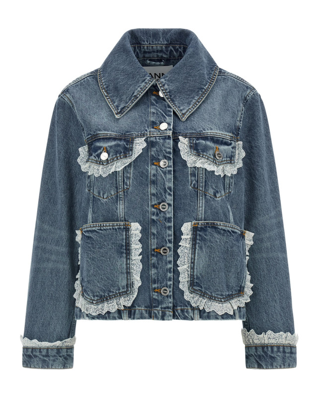 [GANNI] Denim Jacket FW26 A1010200569