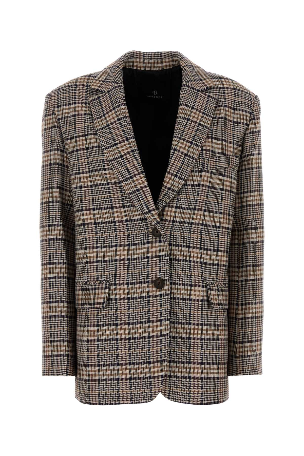 [Anine Bing] Blazer FW26 A0112220 CHK01