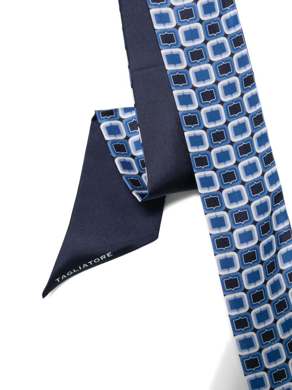 [TAGLIATORE] Scarf SS26 FOULARD8 NTE26 01 26E343 NAVY