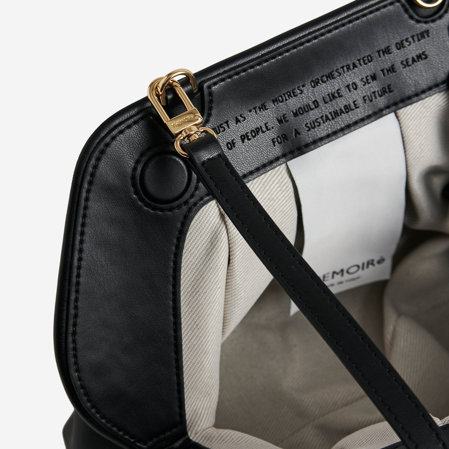 [Themoire'] Shoulder bag SS26 NS1WTMBB0OOVF0303AJETBLACK