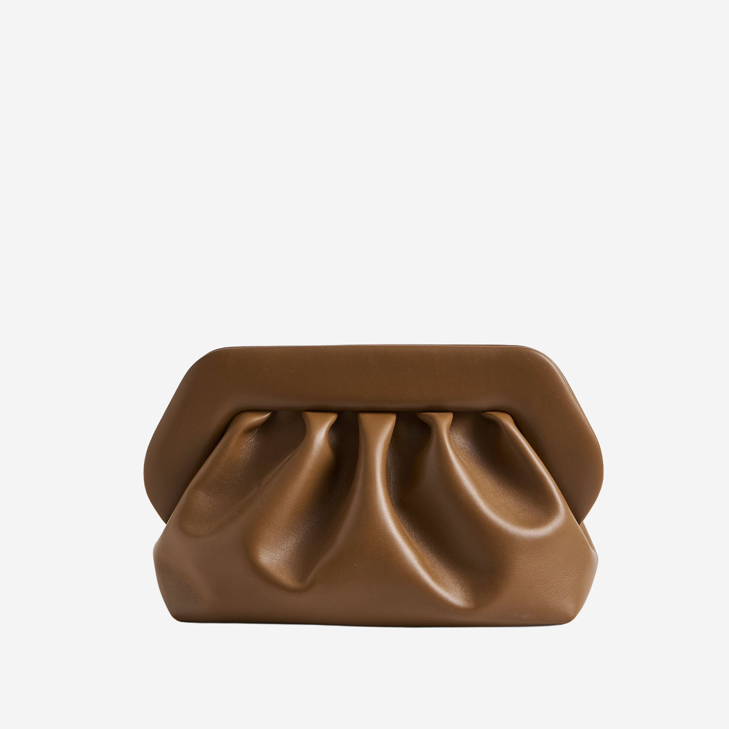 [Themoire'] Clutch bag SS26 261WTMB00OOVF1230AFRIARBROWN