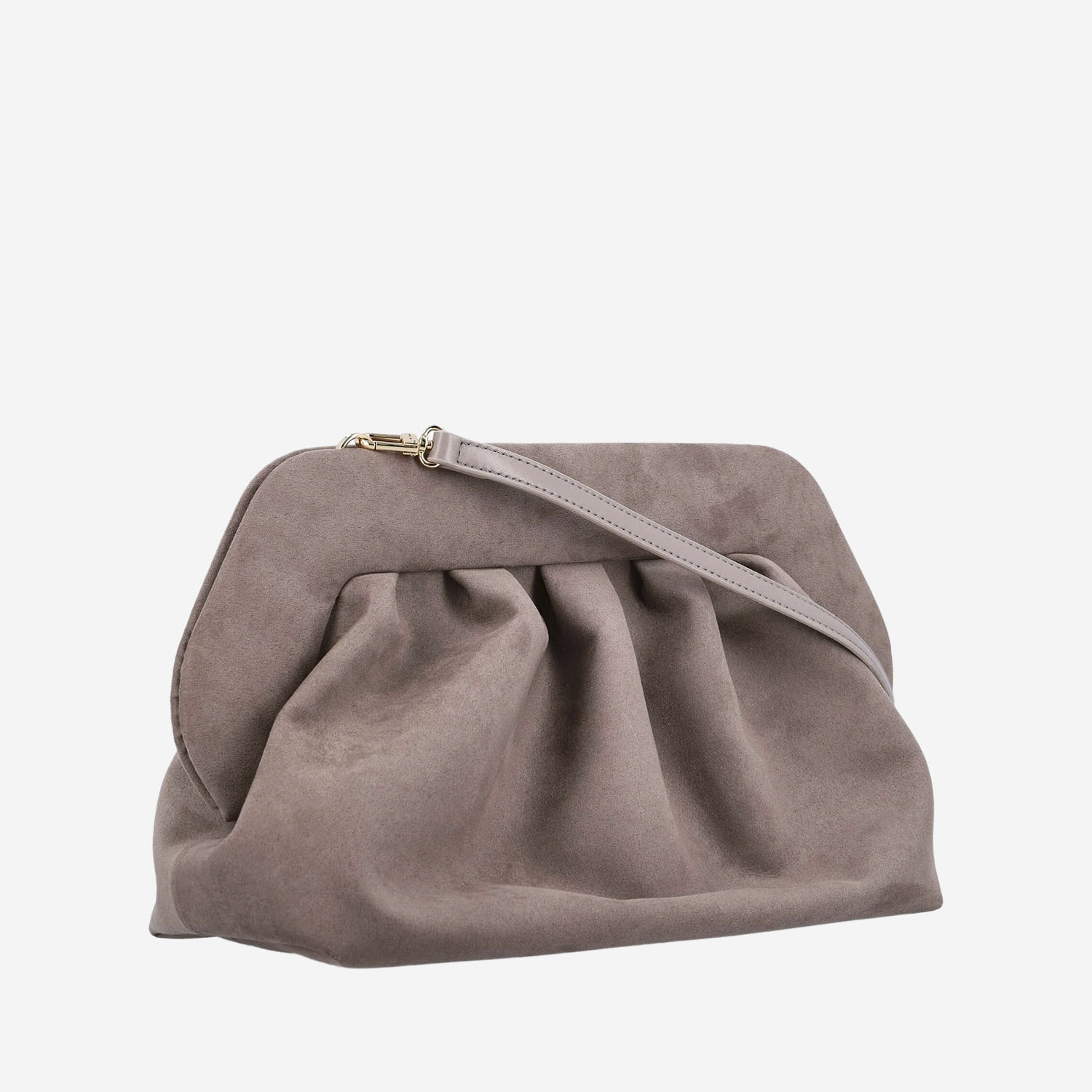 [Themoire'] Clutch bag FW25 TMFW25BSUE58MUD
