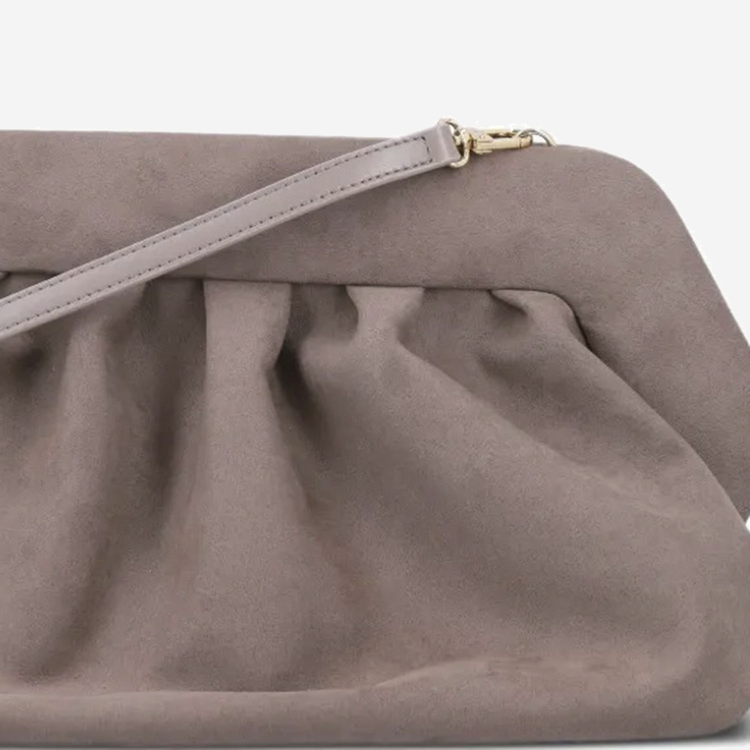 [Themoire'] Clutch bag FW25 TMFW25BSUE58MUD