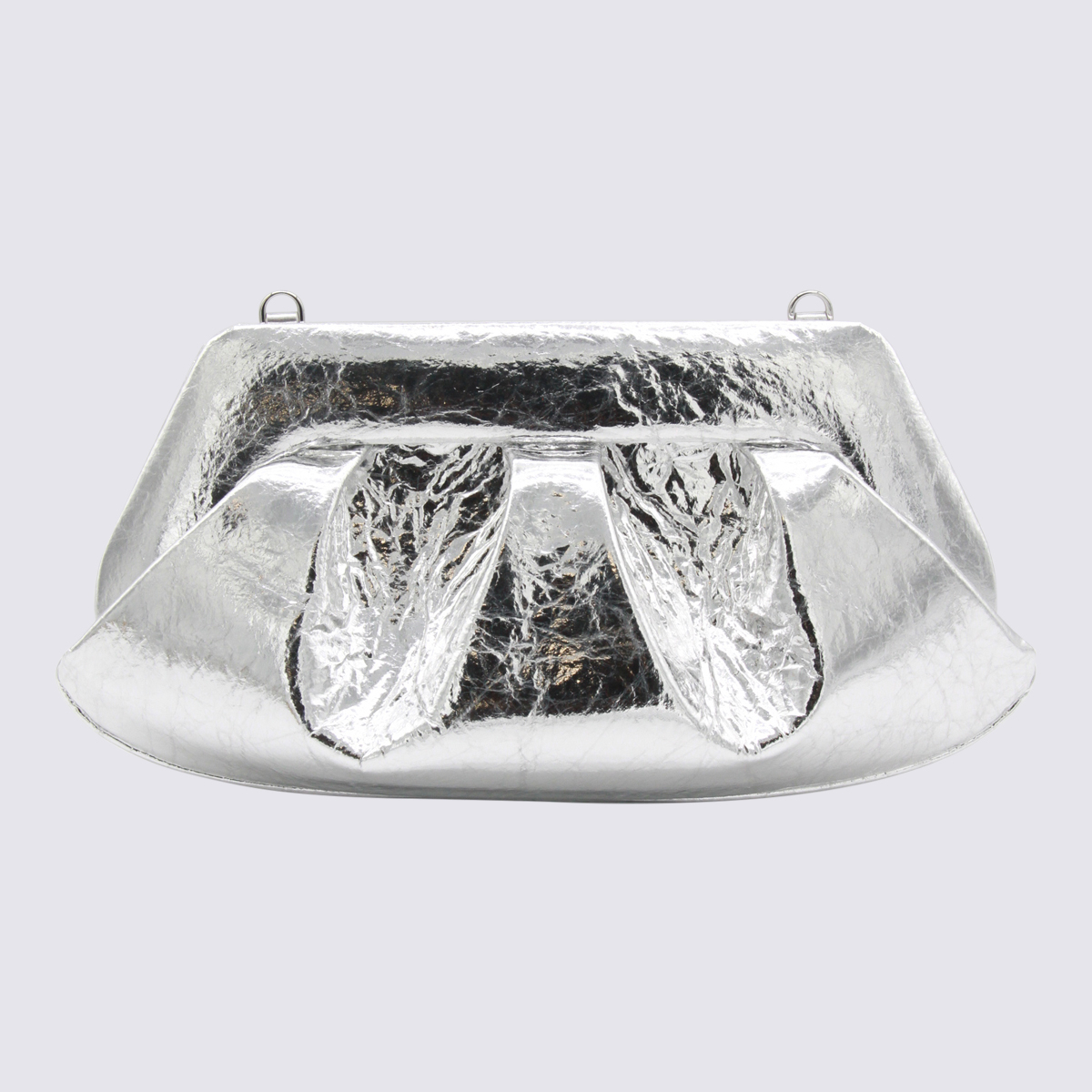 [Themoire'] Clutch bag FW25 TMFW25EMRPI18SILVER