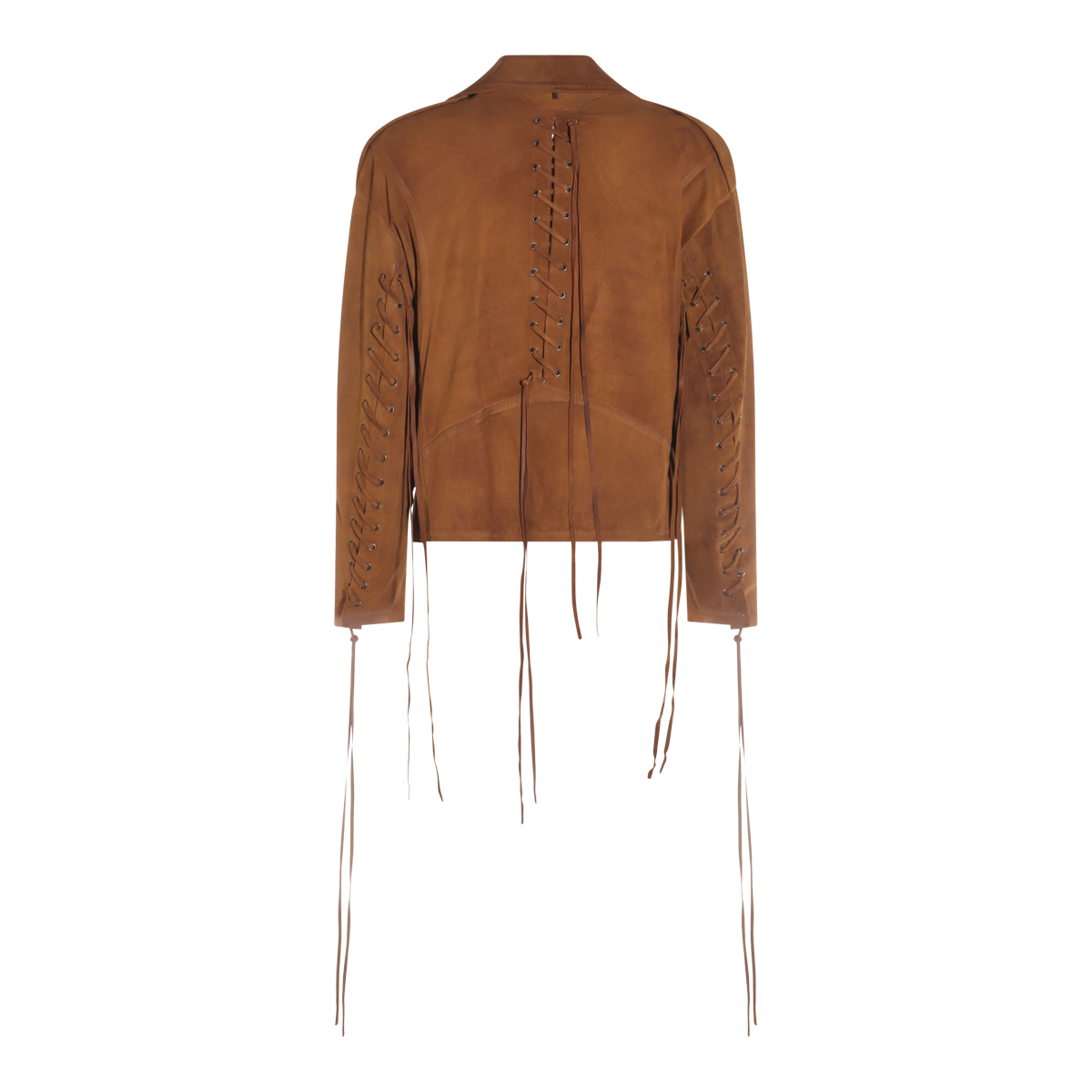 [SALVATORE SANTORO] Leather Jacket SS25 S25SANTD48033VAGE CAMEL
