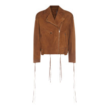 [SALVATORE SANTORO] Leather Jacket SS25 S25SANTD48033VAGE CAMEL