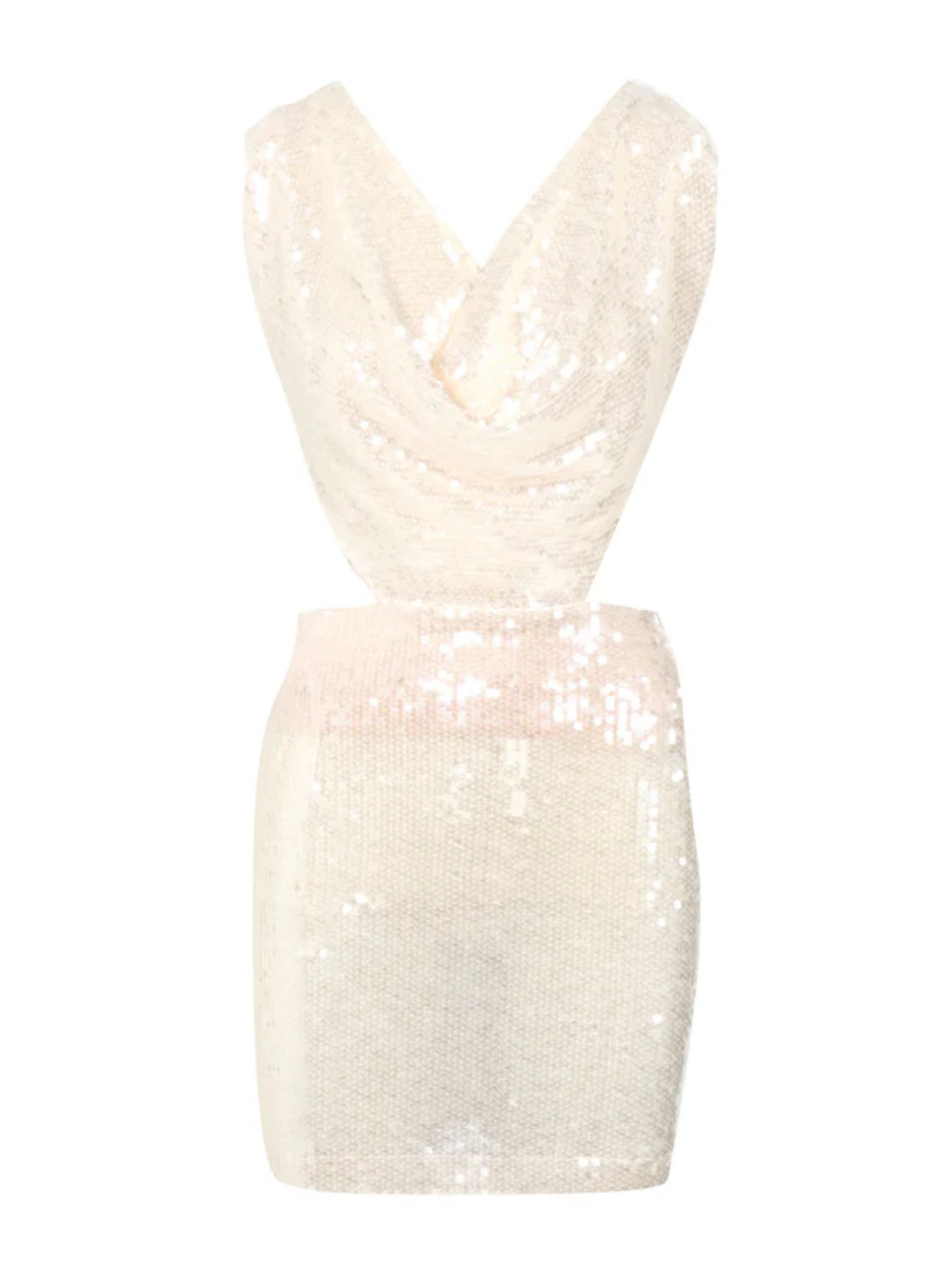 [Amazuin] Sleeveless dress SS26 12ESTUSCR ESTER SEQUINS CREAM