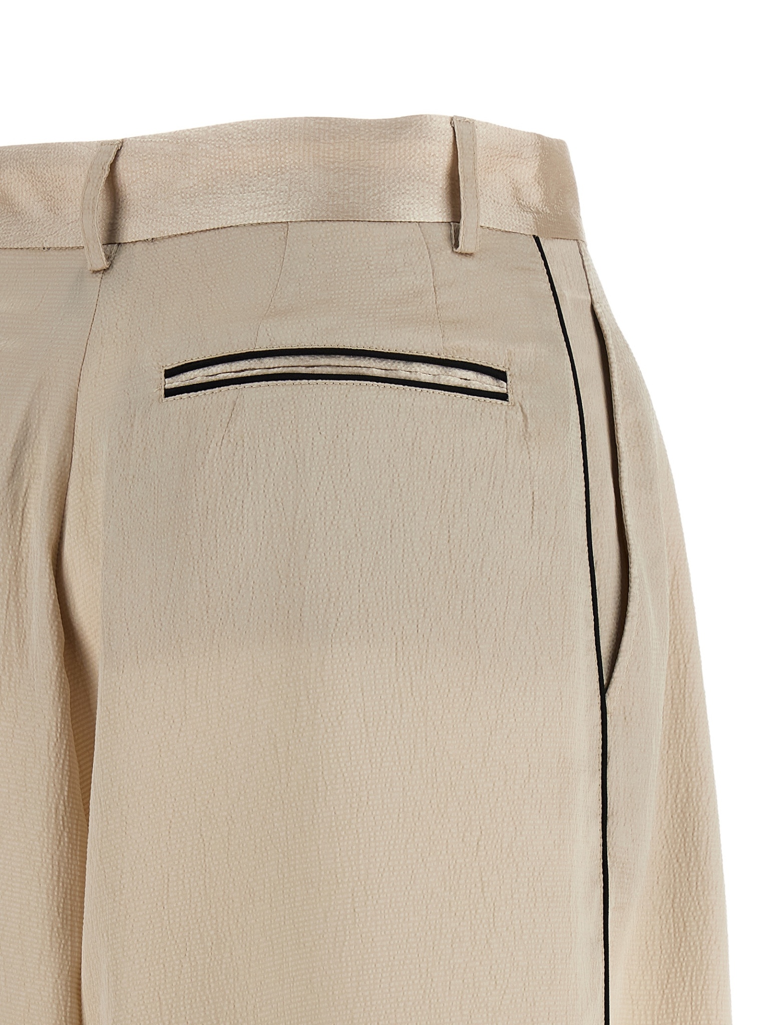 [MAISON JEJIA] Pants SS26 MJD26611116MOUSSECRINKLE