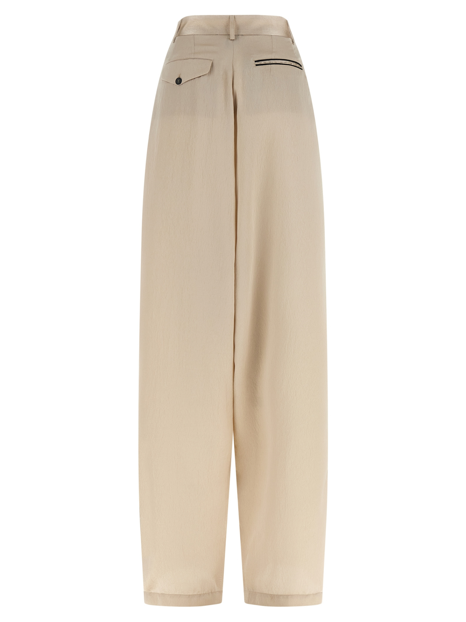 [MAISON JEJIA] Pants SS26 MJD26611116MOUSSECRINKLE