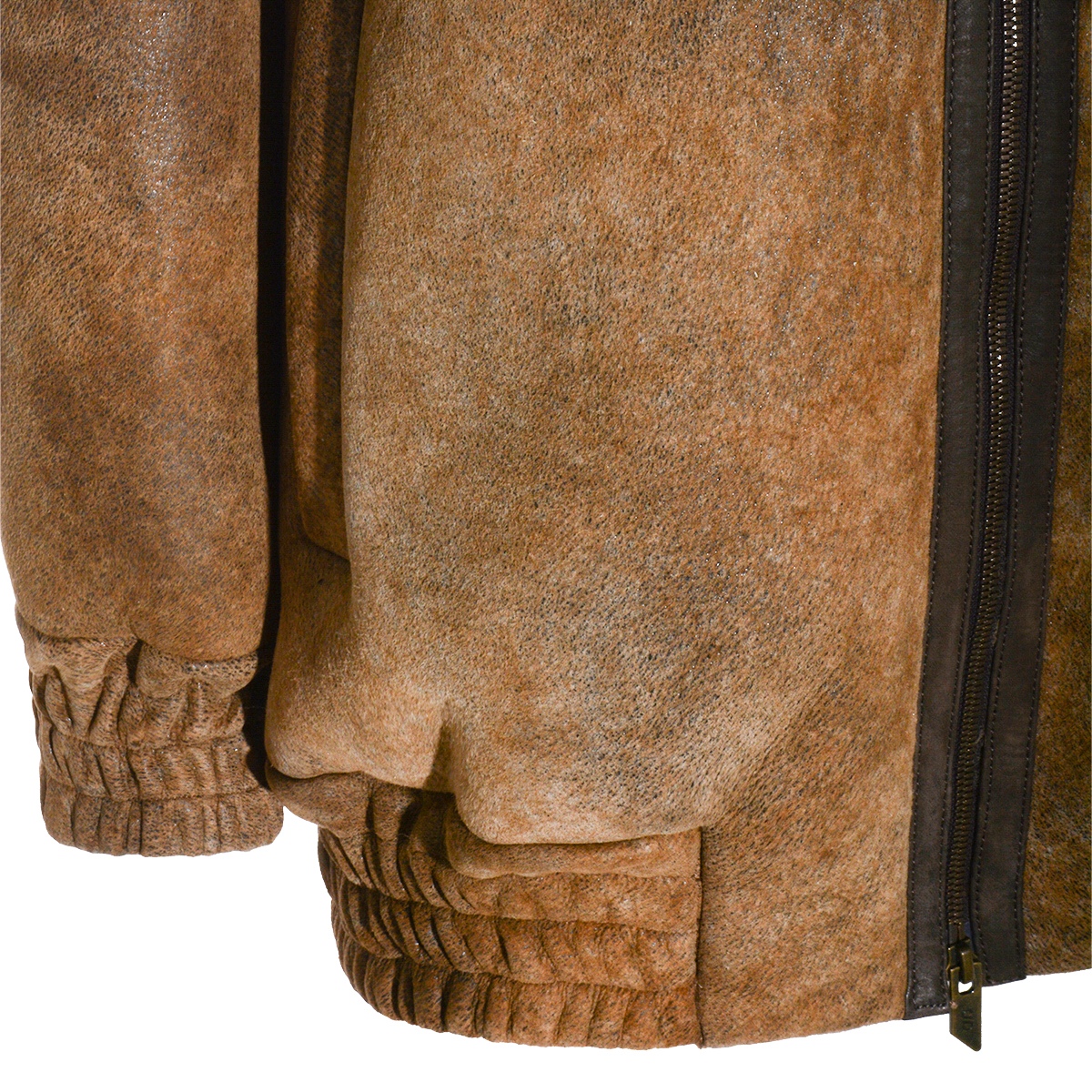 [SALVATORE SANTORO] Leather Jacket FW25 W25SANTD49028DCAMEL