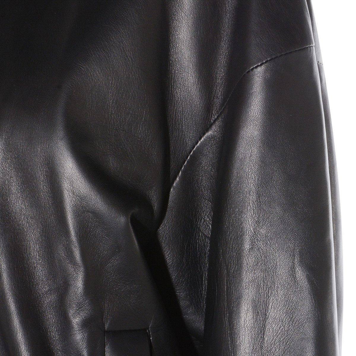 [SALVATORE SANTORO] Leather Jacket FW25 W25SANTD49035DBLACK