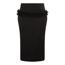 [Alexander McQueen] Midi skirt FW25 839515QJAAC1000
