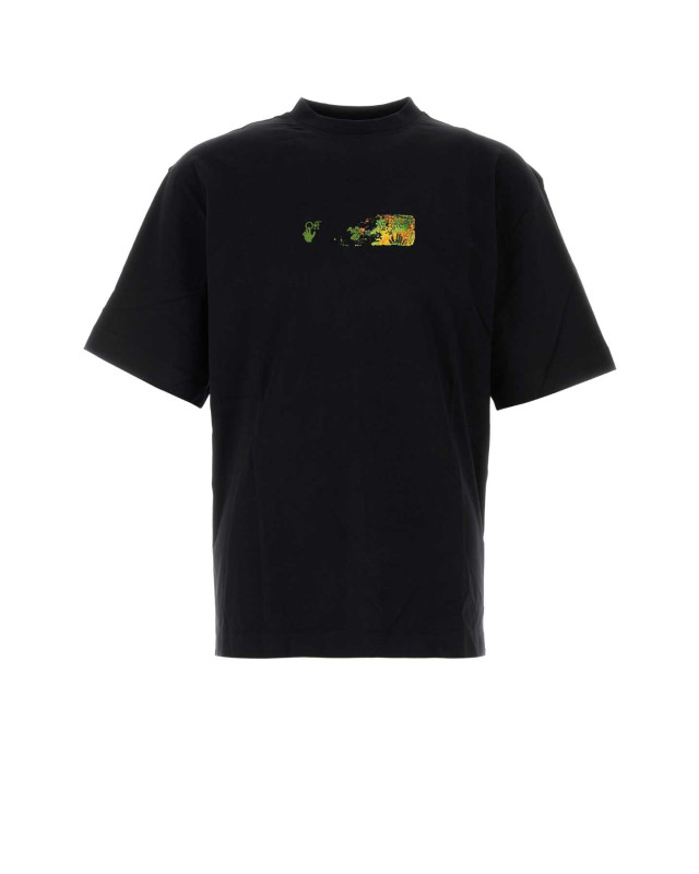 [Off White] T-shirts FW26 44MAA120F26J00D001 BLACK