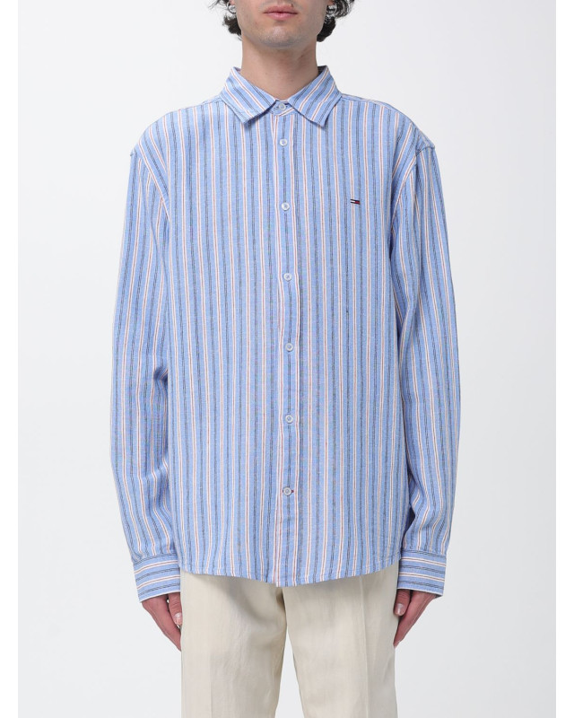 [TOMMY JEANS] Shirts Long Sleeve SS26 DM0DM22755 C38