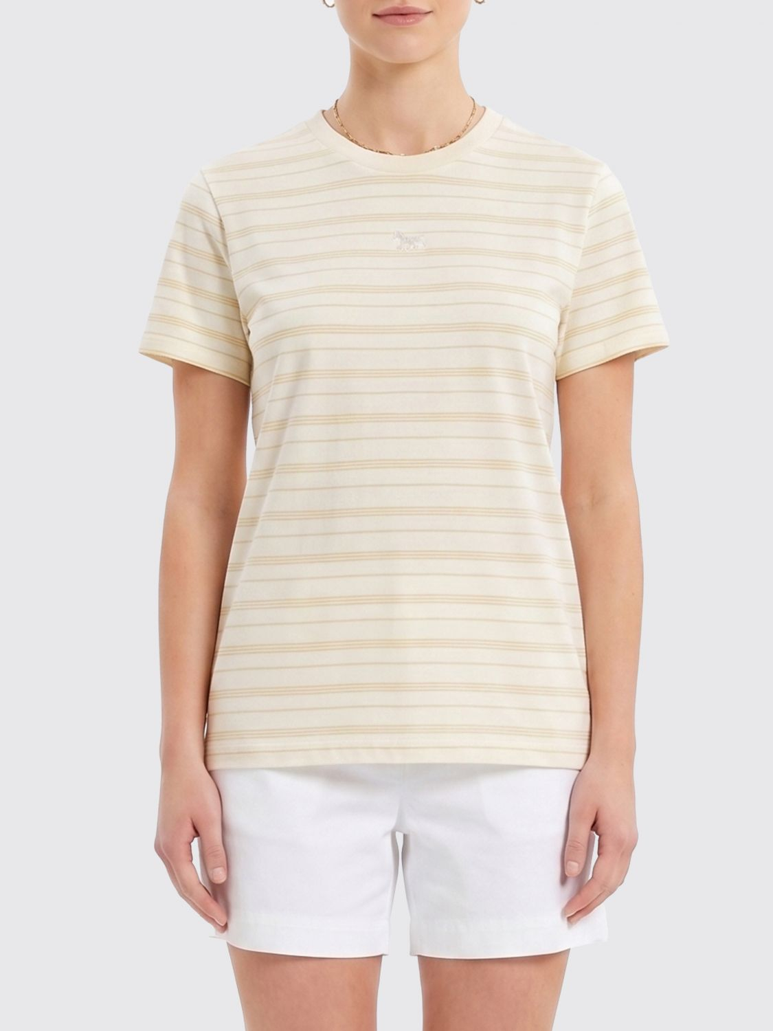 [MAISON KITSUNE] T-shirts Short Sleeve SS26 QW00105KJ7034 0517
