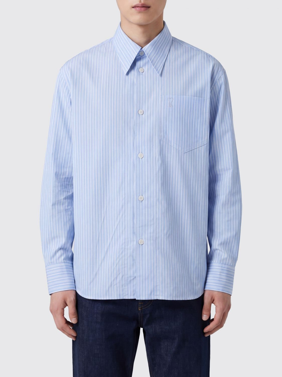 [Ami Paris] Shirts Long Sleeve SS26 USH808CO0219 4844