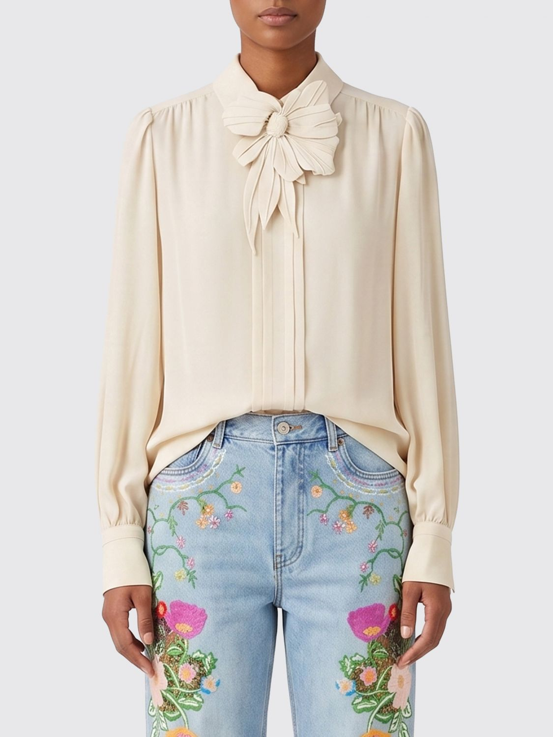 [Valentino] Blouse SS26 8B0AEBX021B AD6