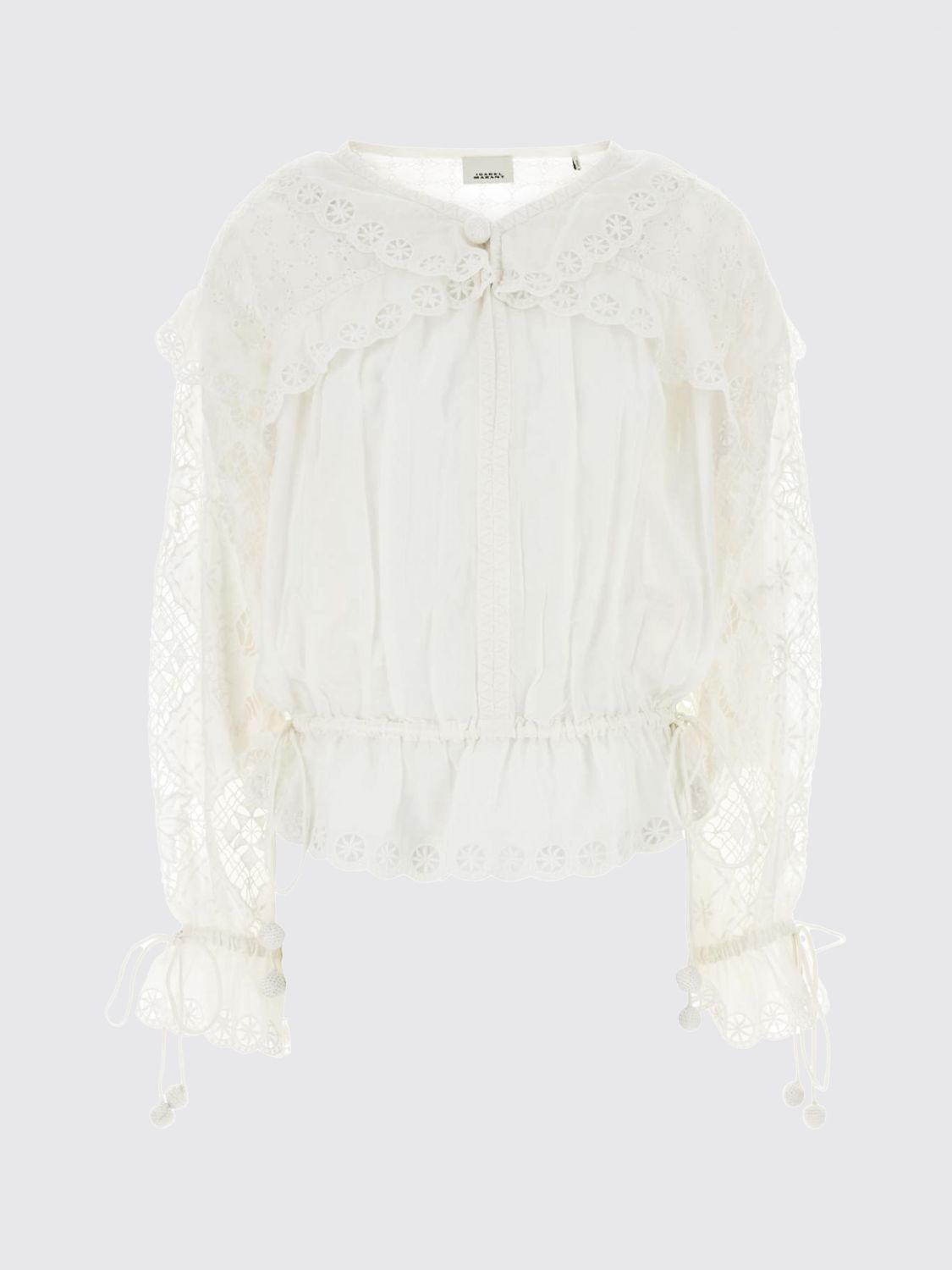 [Isabel Marant] Blouse SS26 HT0886FAD2J17I 20WH
