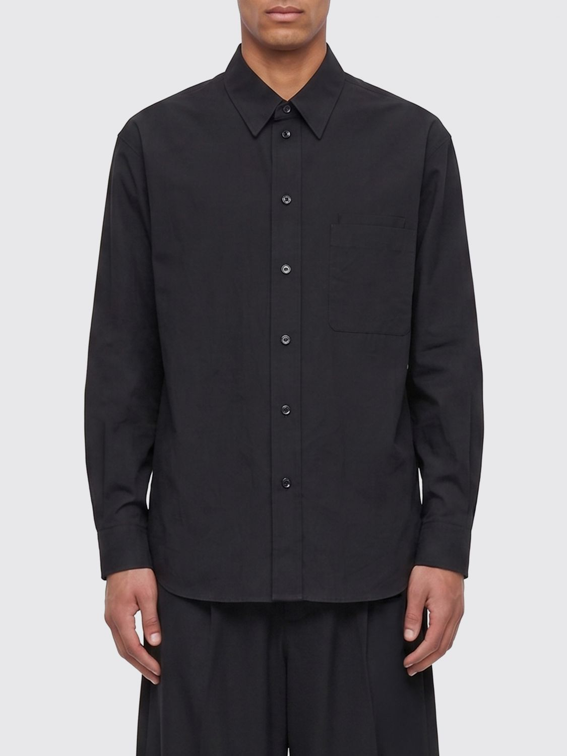 [LEMAIRE] Shirts Long Sleeve SS26 SH1247LF1399 BK999