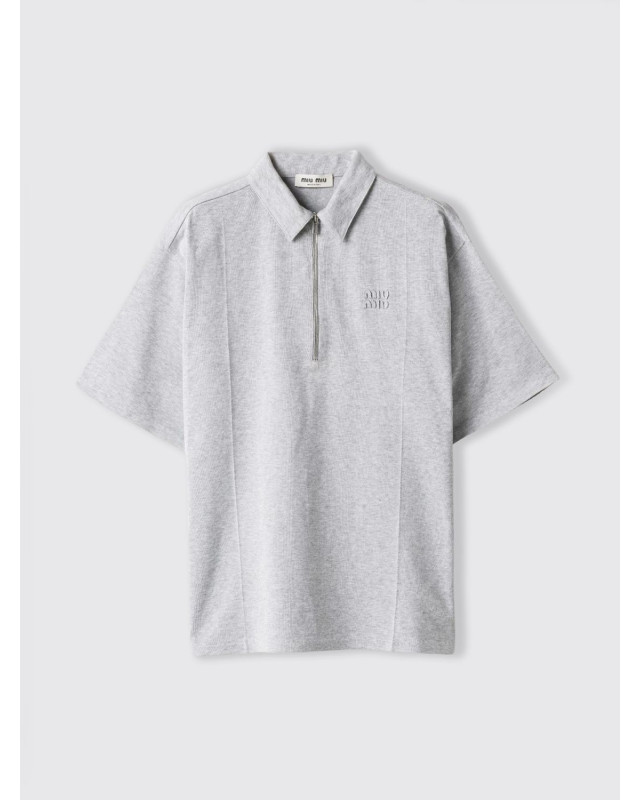 [Miu Miu] T-shirts Short Sleeve SS26 MML05KSOOO19PM F0K44