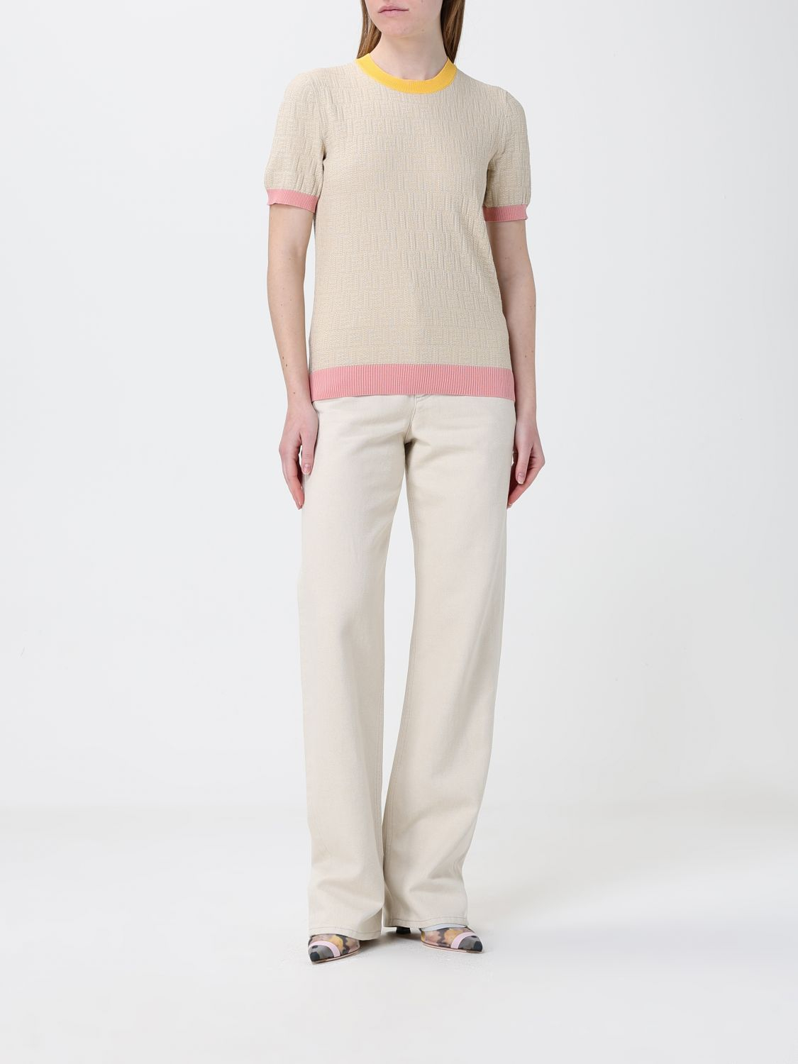 [Fendi] Knitwear SS26 FZXE94AW4S F0WC4