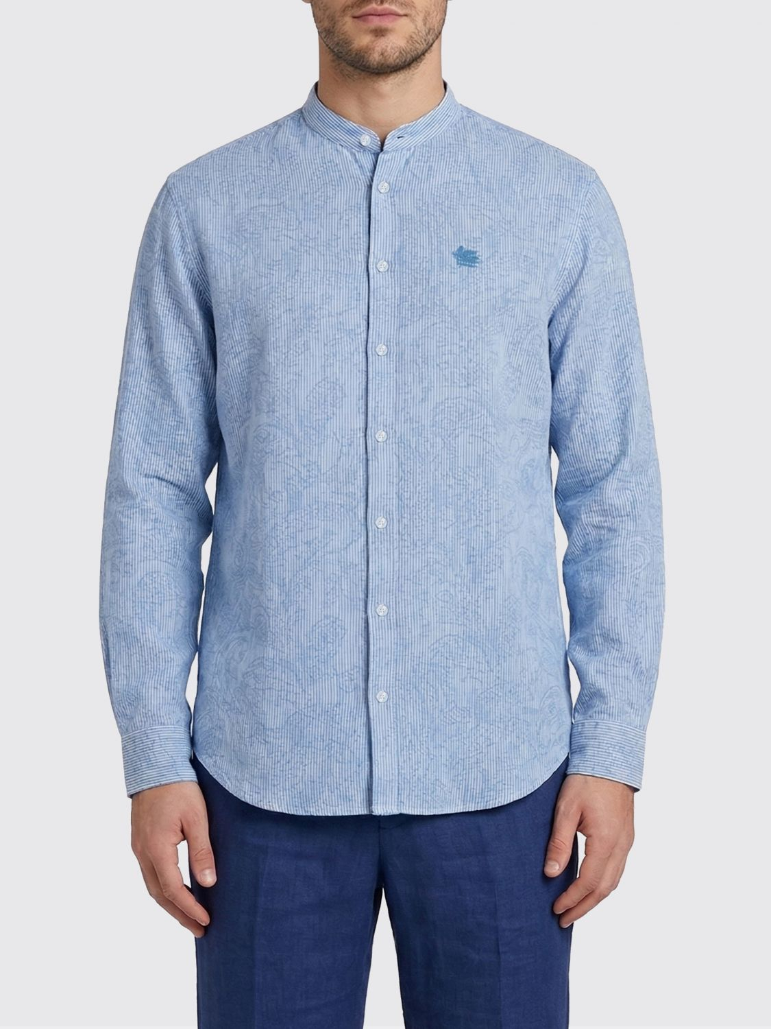 [Etro] Shirts Long Sleeve SS26 MRIC006799TJ5E3 S8460