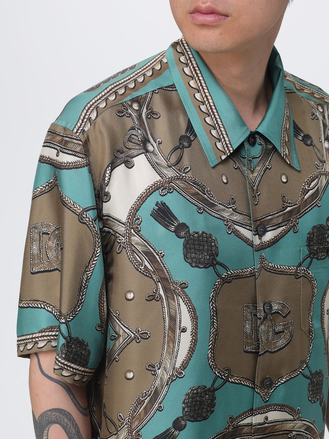 [Dolce & Gabbana] Shirts Short Sleeve SS26 G5JH9THI12C HV5XH
