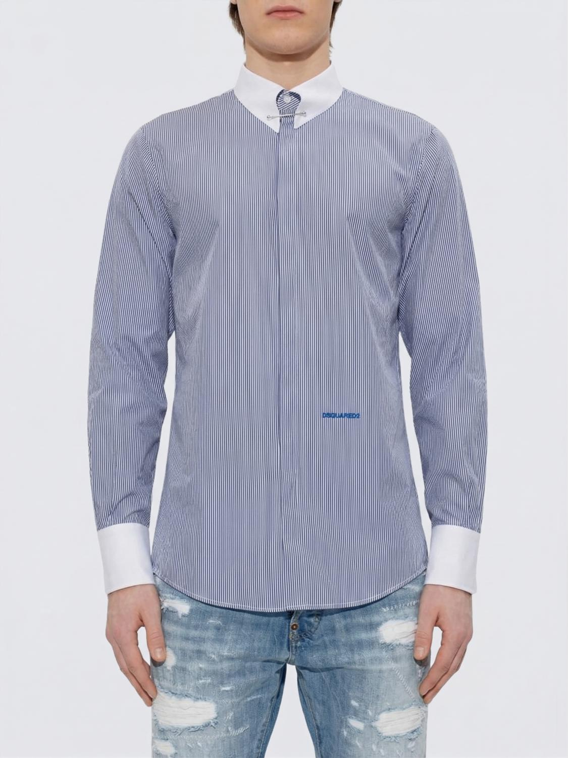 [Dsquared2] Shirts Long Sleeve SS26 S74DM0998D35441 001F