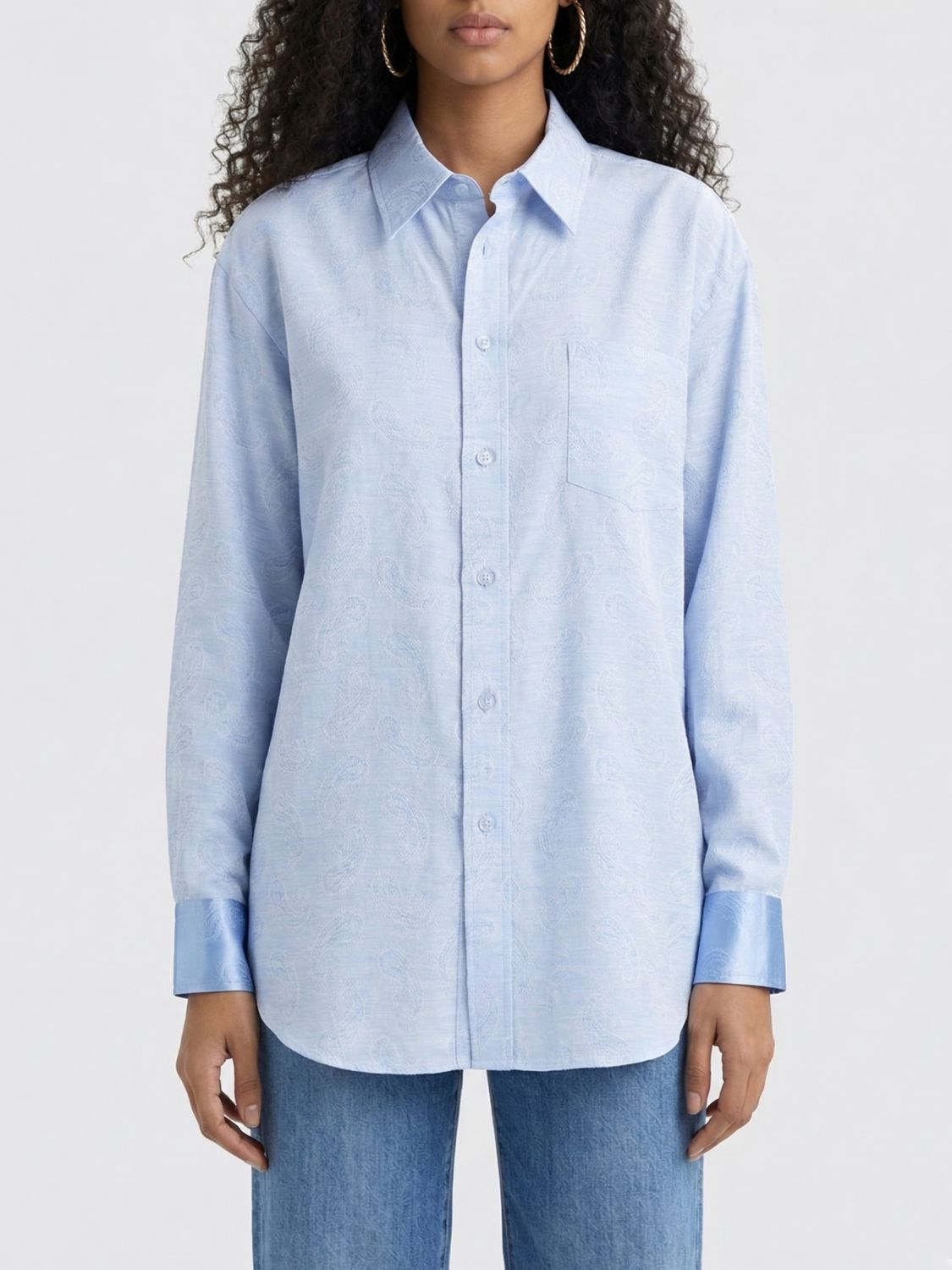 [Etro] Shirts Long Sleeve SS26 WRIA008299TJEJ1 S9880