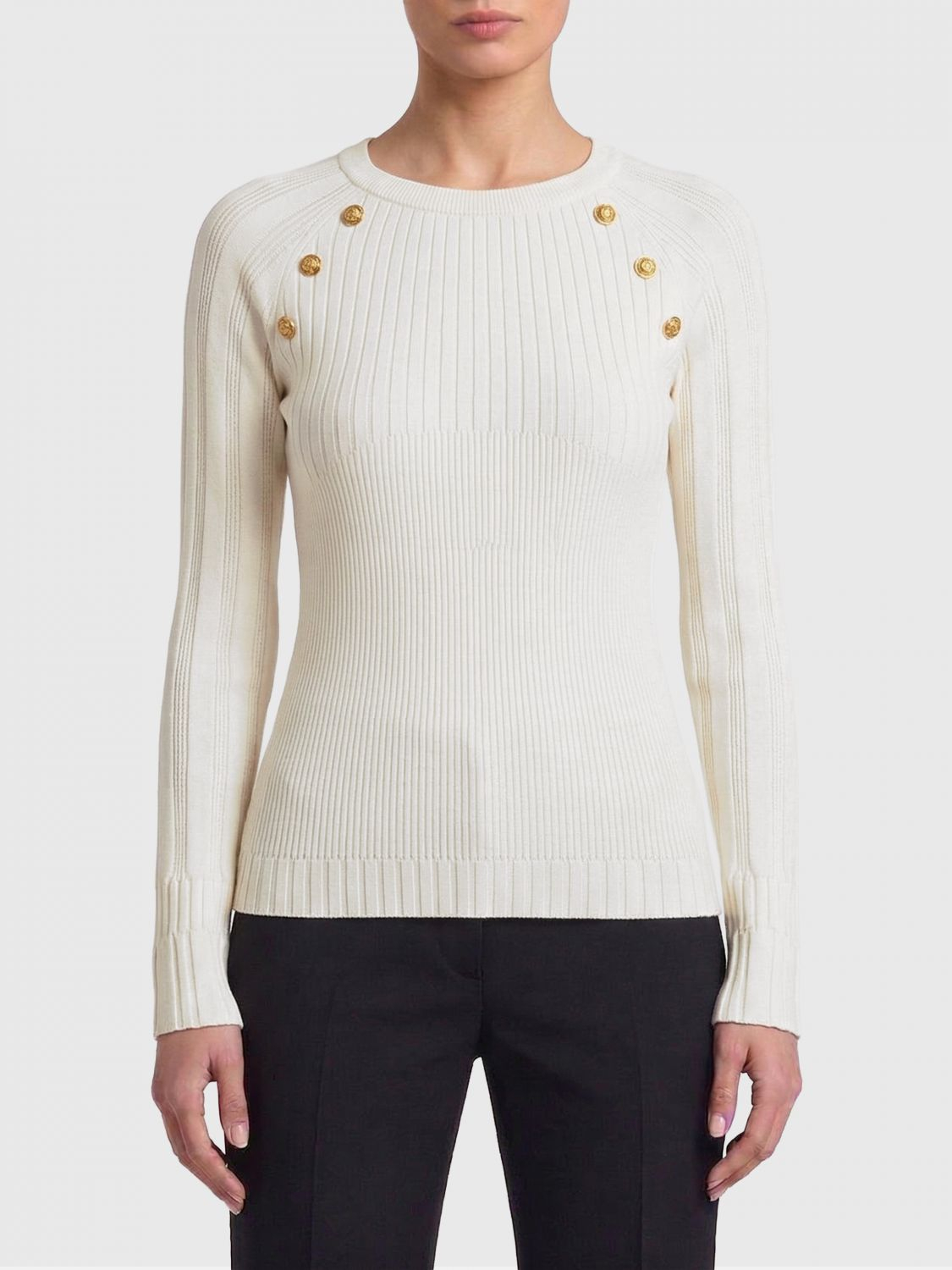 [Balmain] Knitwear SS26 GF1ARA60KJ45 0FA