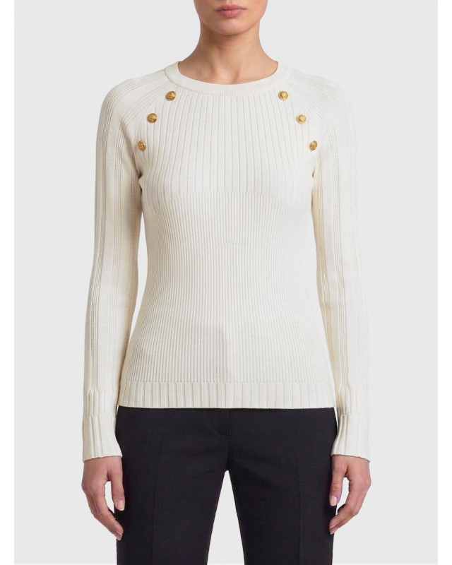 [Balmain] Knitwear SS26 GF1ARA60KJ45 0FA