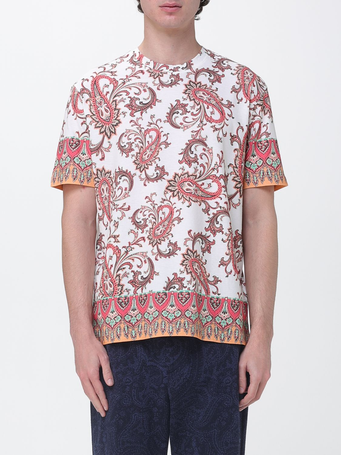 [Etro] T-shirts Short Sleeve SS26 MRMA0002AKG39 X0803