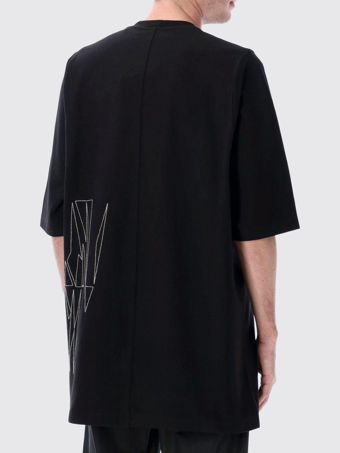 [RICK OWENS + MONCLER] T-shirts Short Sleeve SS26 MU01F8C0489B7R 999