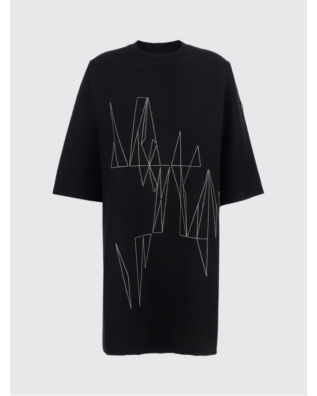 [RICK OWENS + MONCLER] T-shirts Short Sleeve SS26 MU01F8C0489B7R 999
