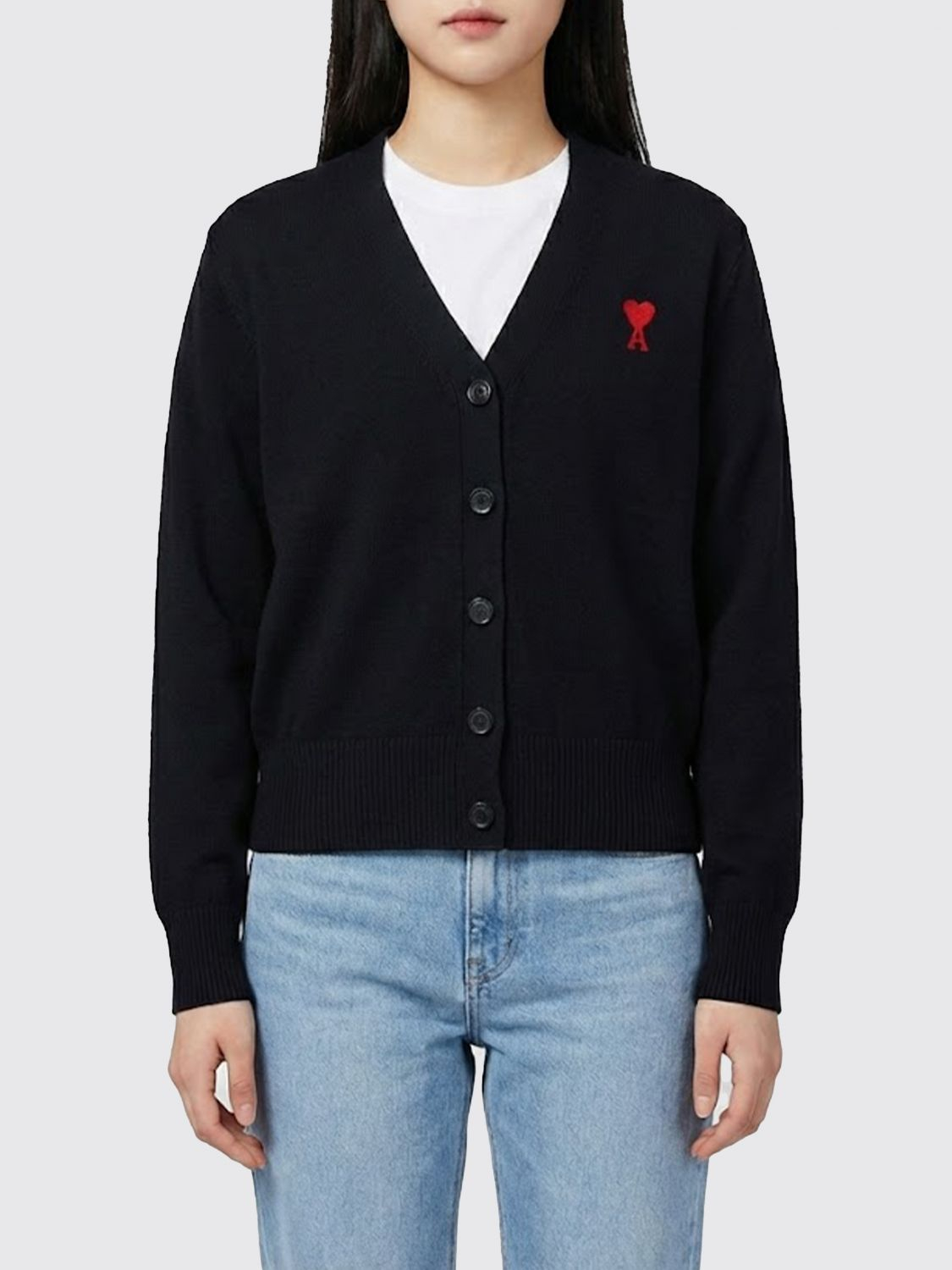 [Ami Paris] Cardigan SS26 FKC374001 009