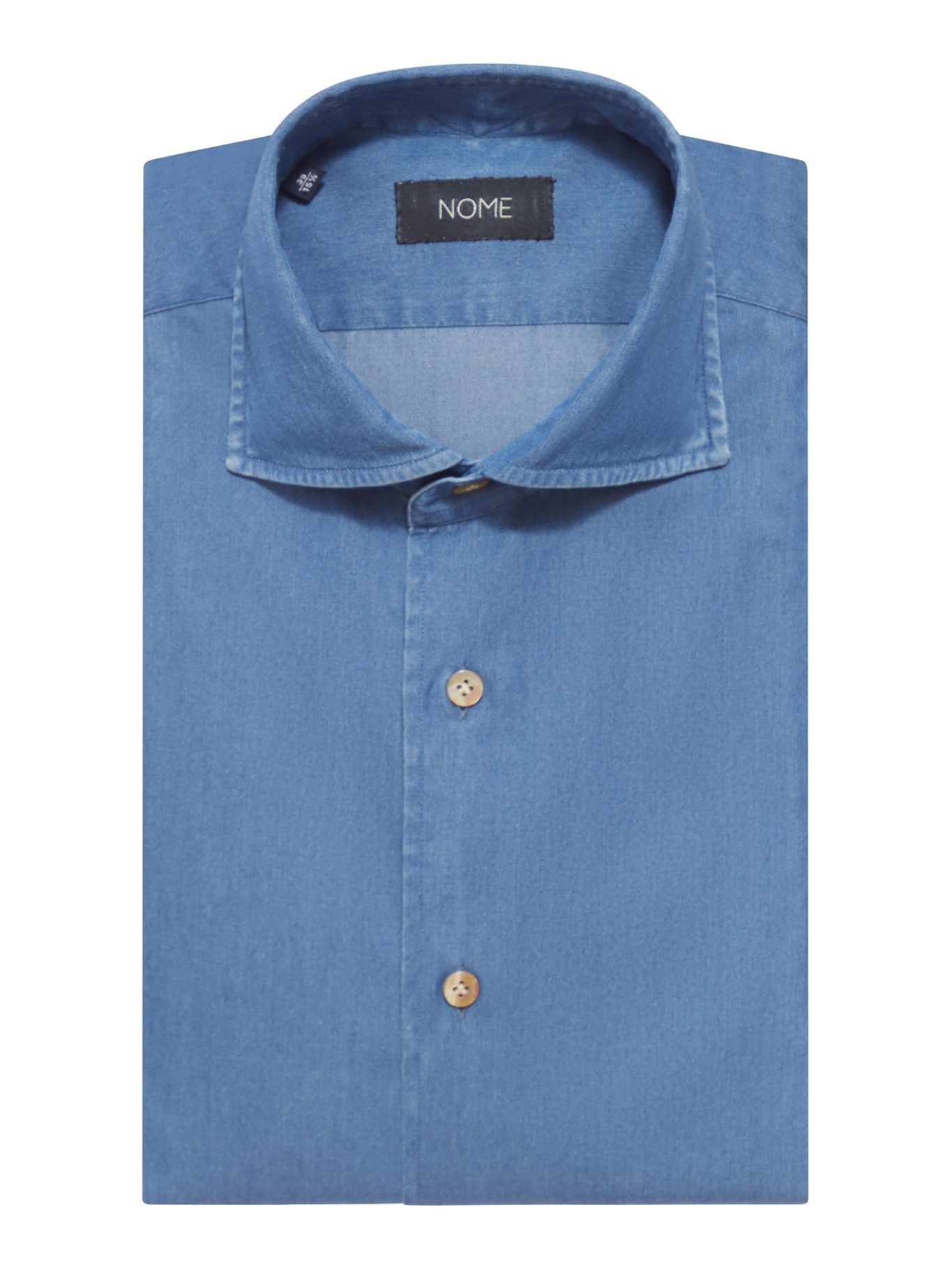 [NOME M] Shirts Long Sleeve SS26 OCEANBLU1164SRDENIM MEDIUM BLACHED