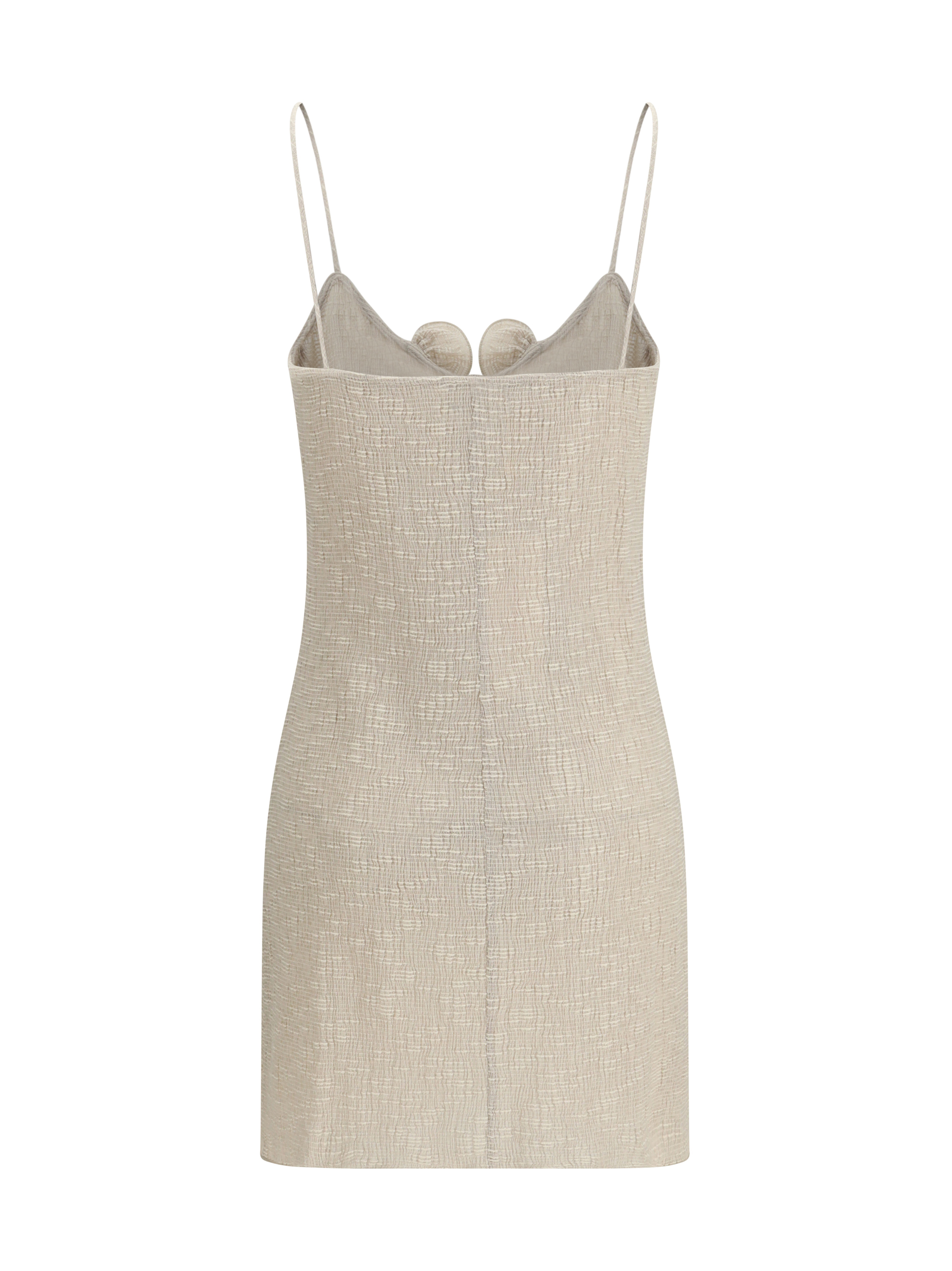 Sleeveless crêpe beach mini Dress