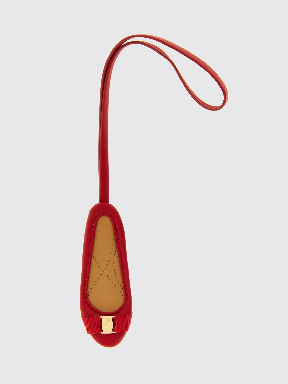 [Ferragamo] Keyring SS26 790776 FLAMERED