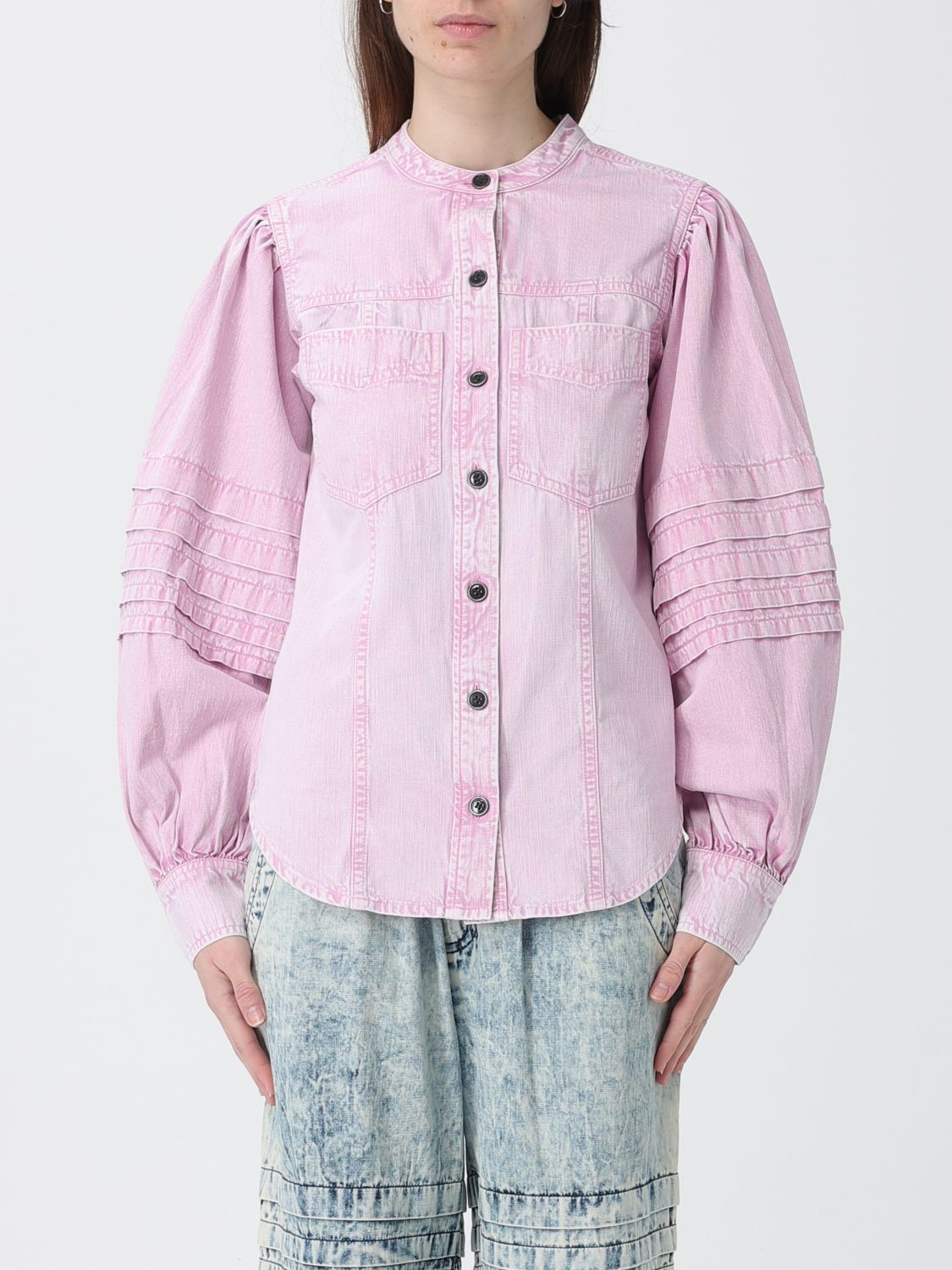 [Isabel Marant Etoile] Shirts Long Sleeve SS26 CH0298FAD1H04E 40PK