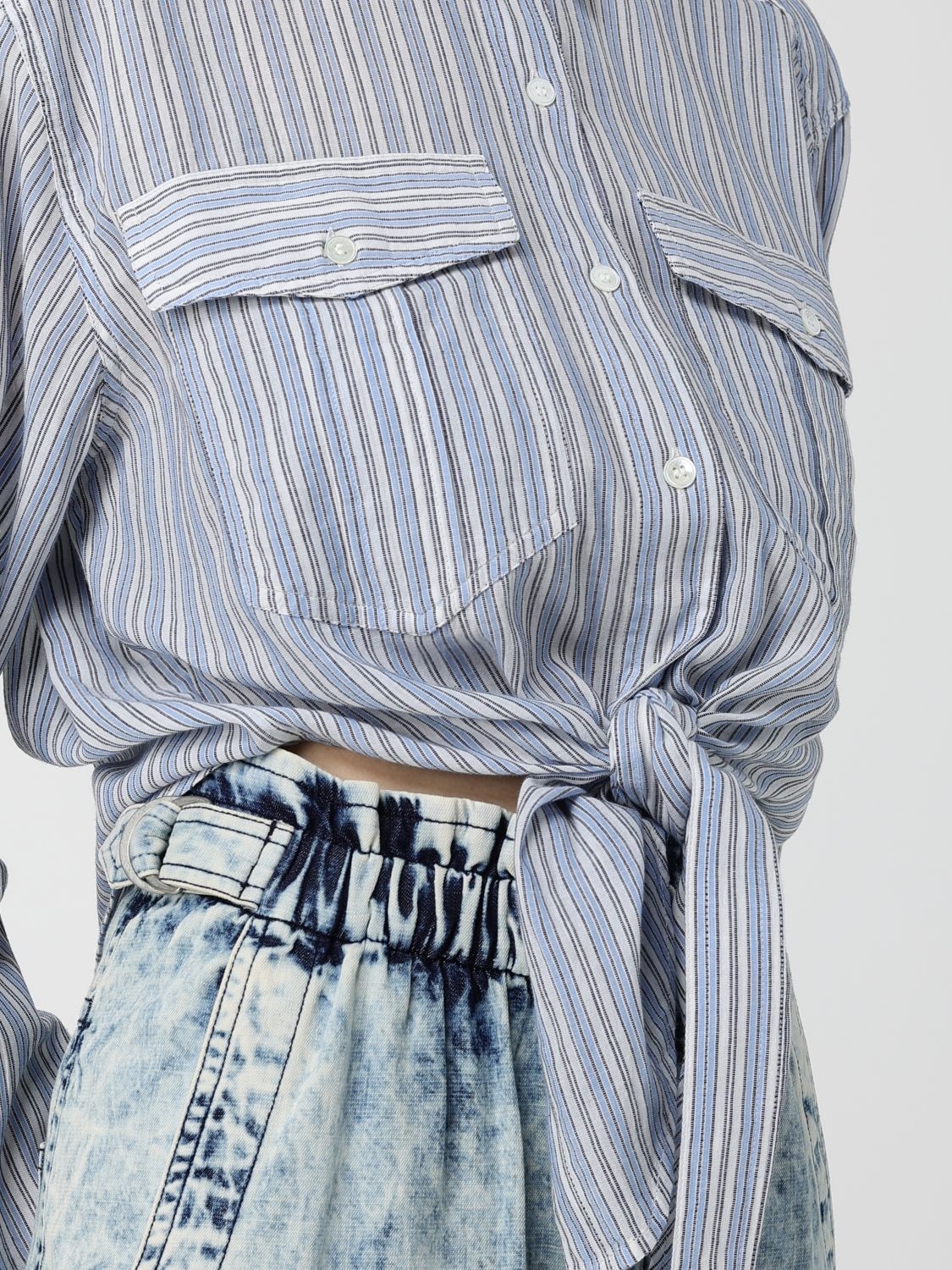 [Isabel Marant Etoile] Shirts Long Sleeve SS26 CH0131FFD1I04E 30BU