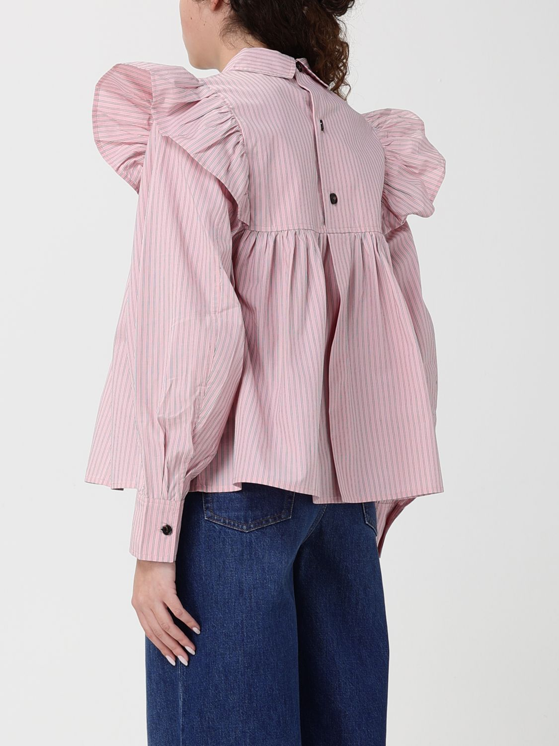 [GANNI] Shirts Long Sleeve SS26 A1040084 868
