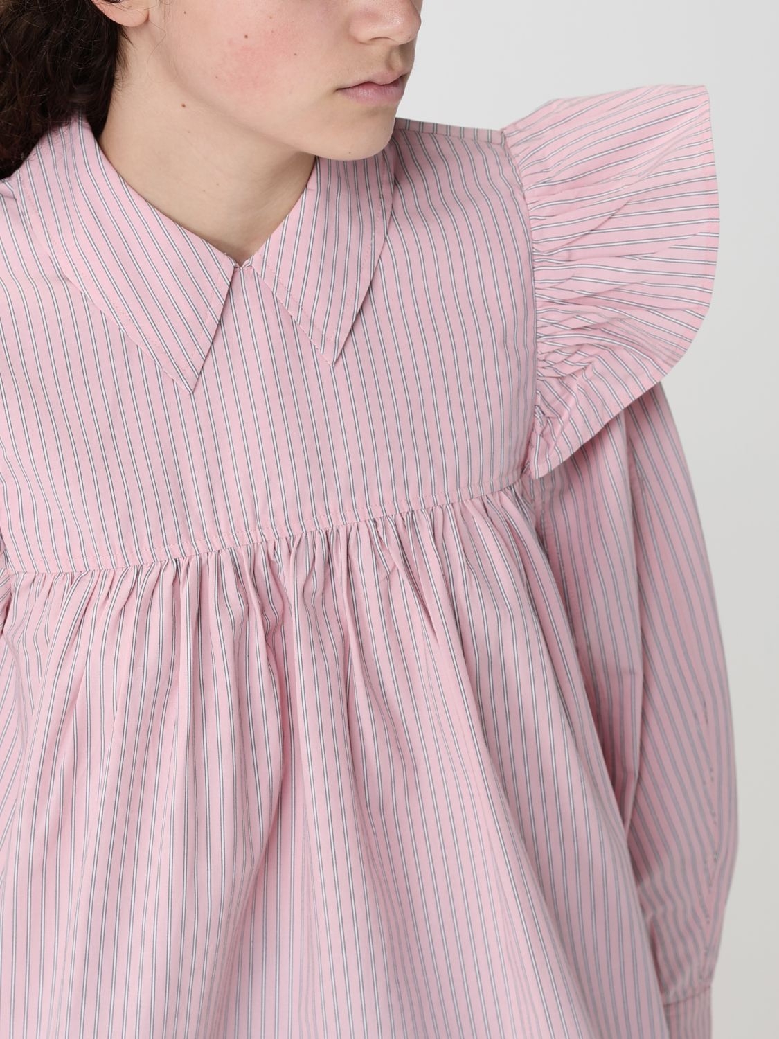 [GANNI] Shirts Long Sleeve SS26 A1040084 868