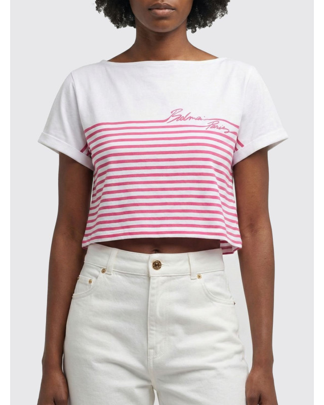 [Balmain] T-shirts Short Sleeve SS26 GF1EE150GF53 GVA