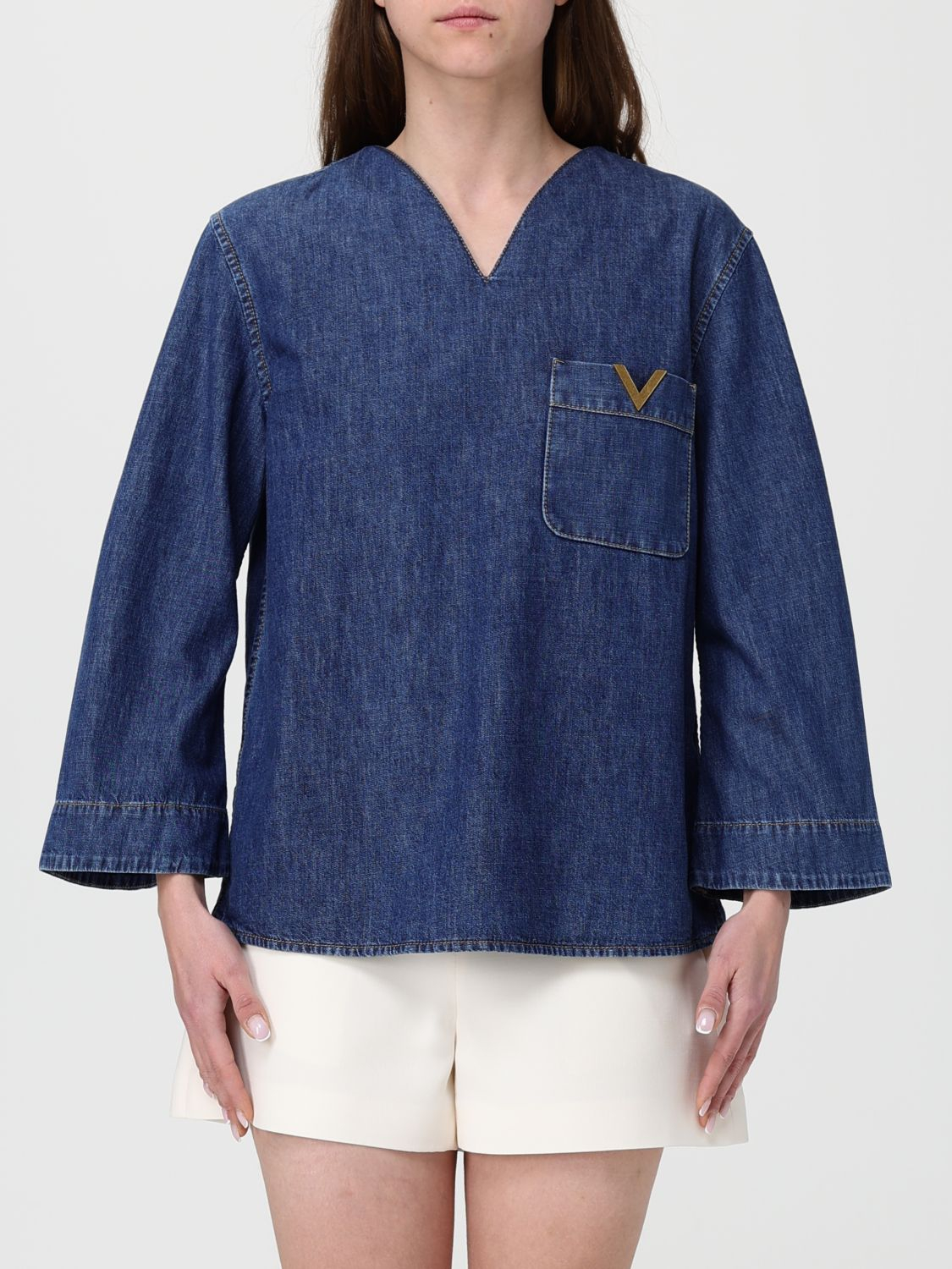 [Valentino] Shirts Long Sleeve SS26 BDB03L9YA 558