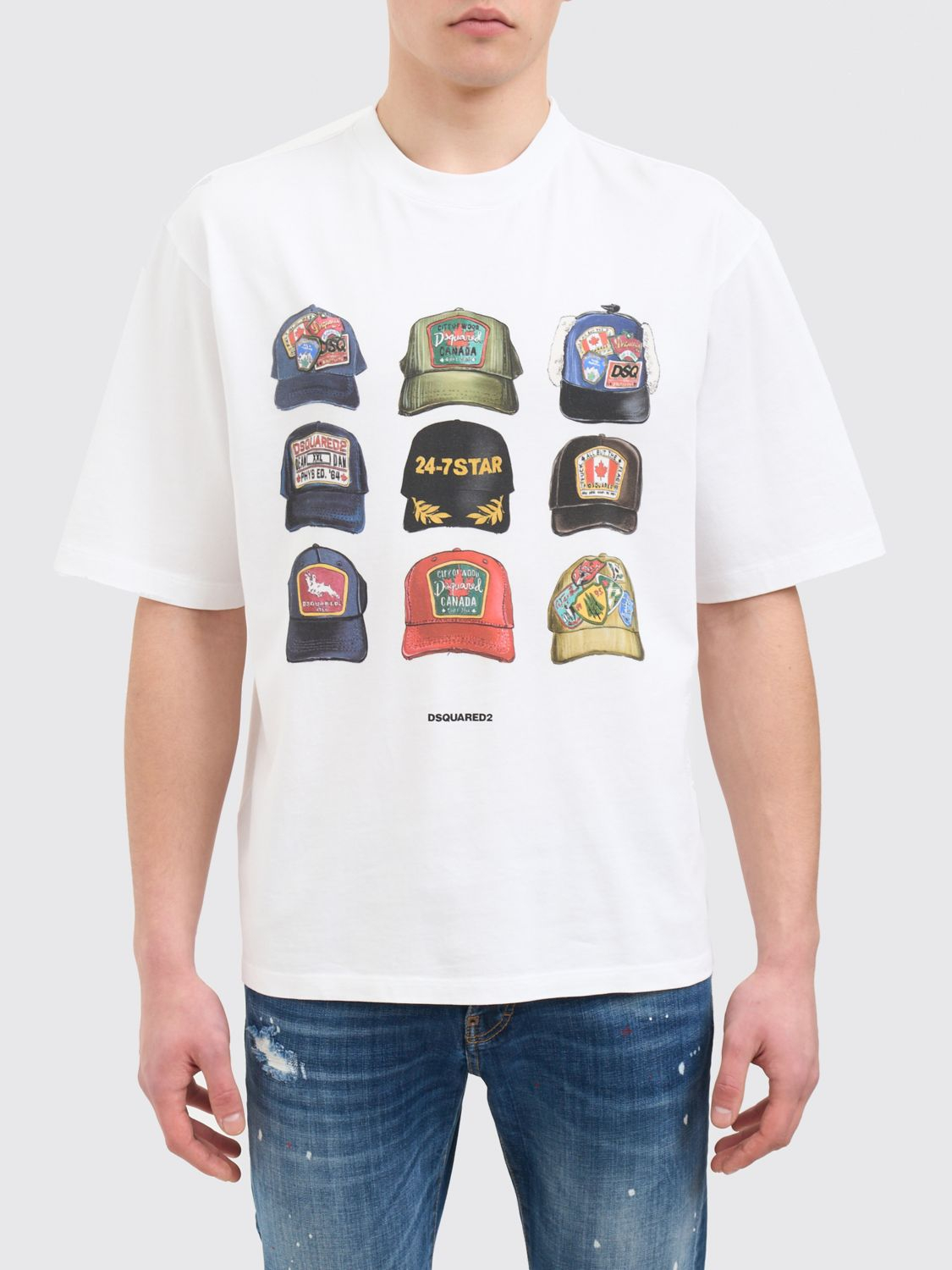 [Dsquared2] T-shirts Short Sleeve SS26 S78GD0112D20033 100