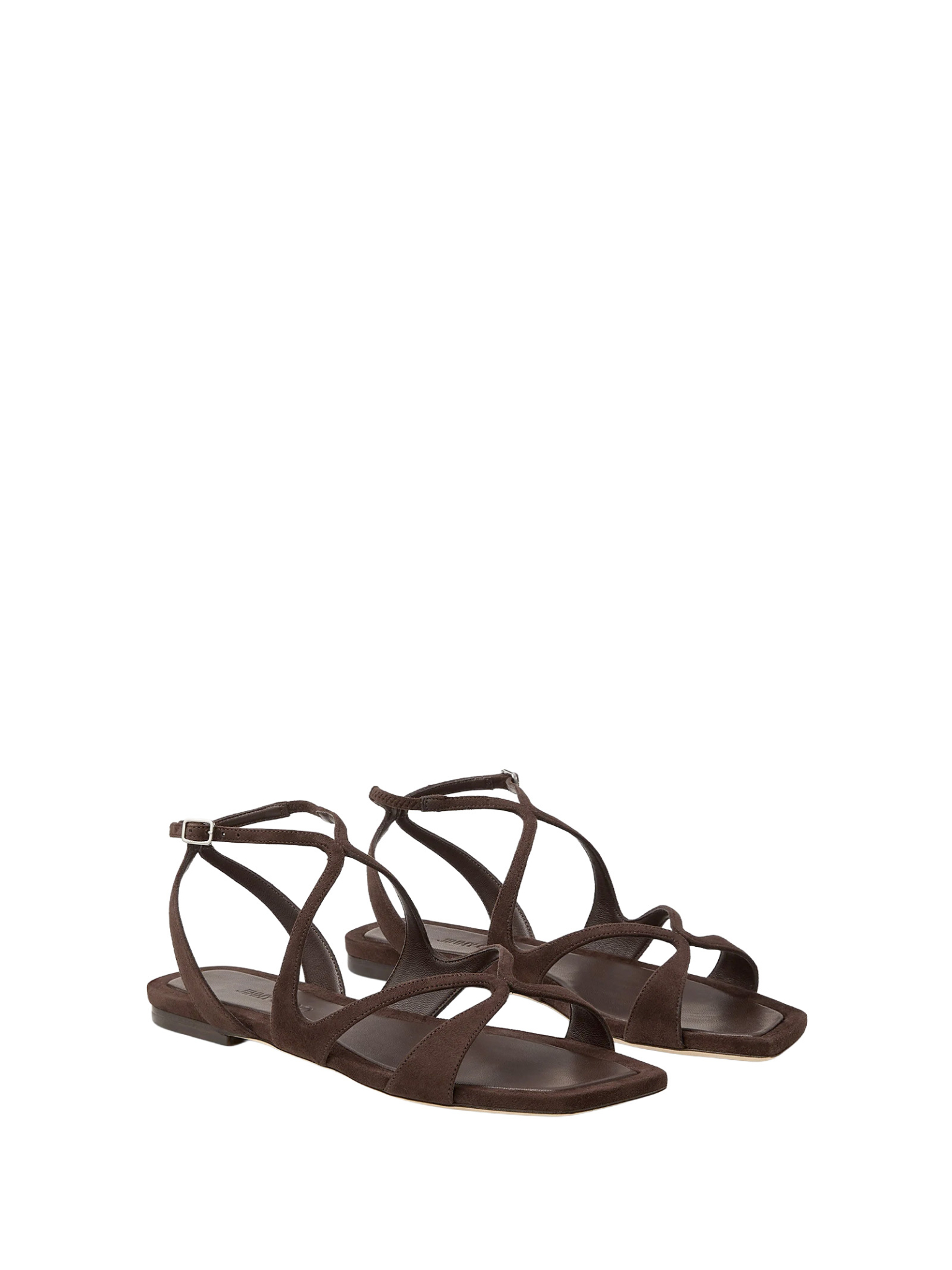 [Jimmy Choo] Sandals SS26 J000176272AYLA FLAT SUECHOCOLATE