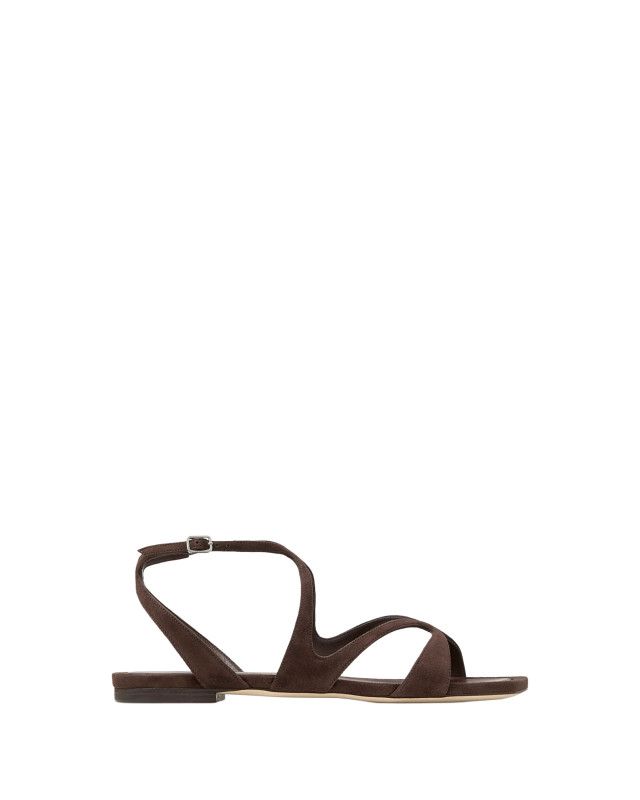 [Jimmy Choo] Sandals SS26 J000176272AYLA FLAT SUECHOCOLATE