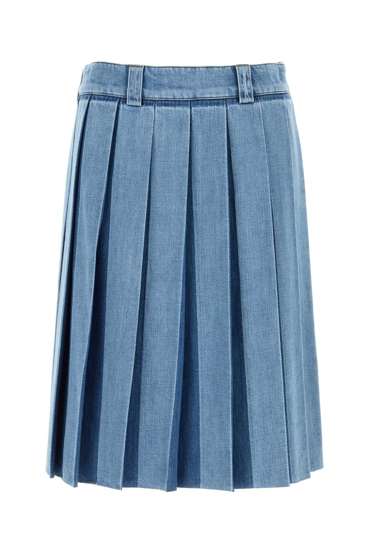 [Miu Miu] Midi skirt FW25 GWD279S23117GG F0076